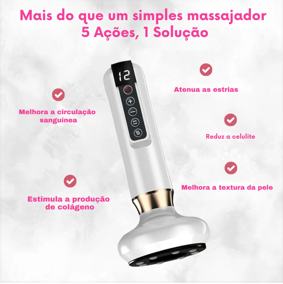 Massageador anti‑celulite com vácuo: resultados em 2‑3 semanas!