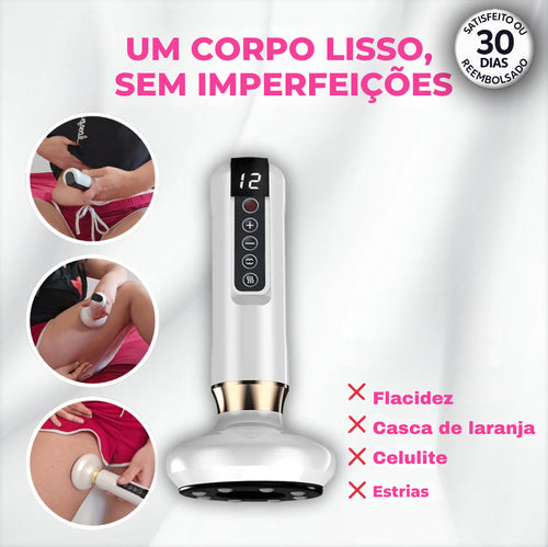 Massageador anti‑celulite com vácuo: resultados em 2‑3 semanas!