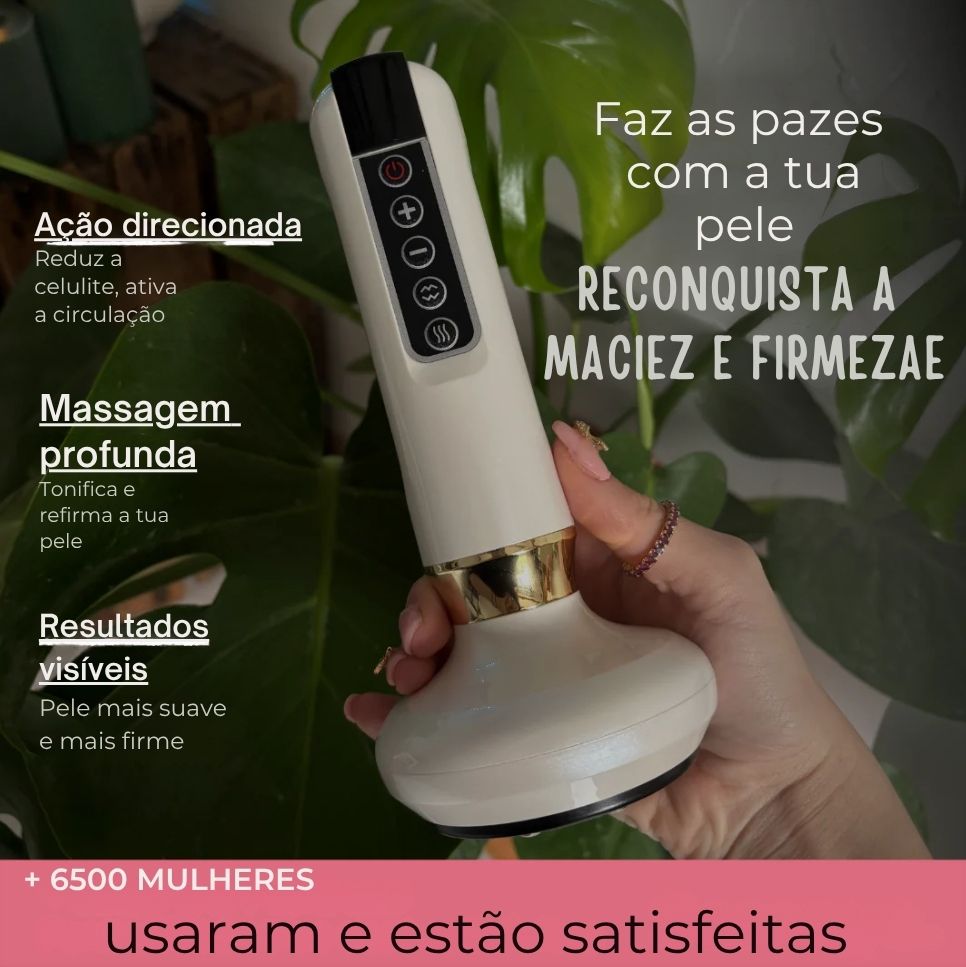 Massageador anti‑celulite com vácuo: resultados em 2‑3 semanas!
