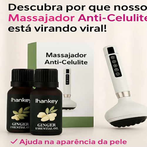 Massageador anti‑celulite com vácuo: resultados em 2‑3 semanas!